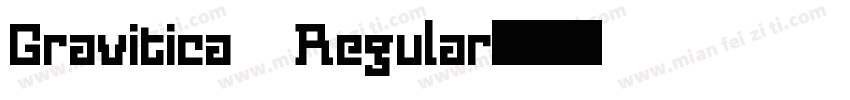 Gravitica Regular字体转换